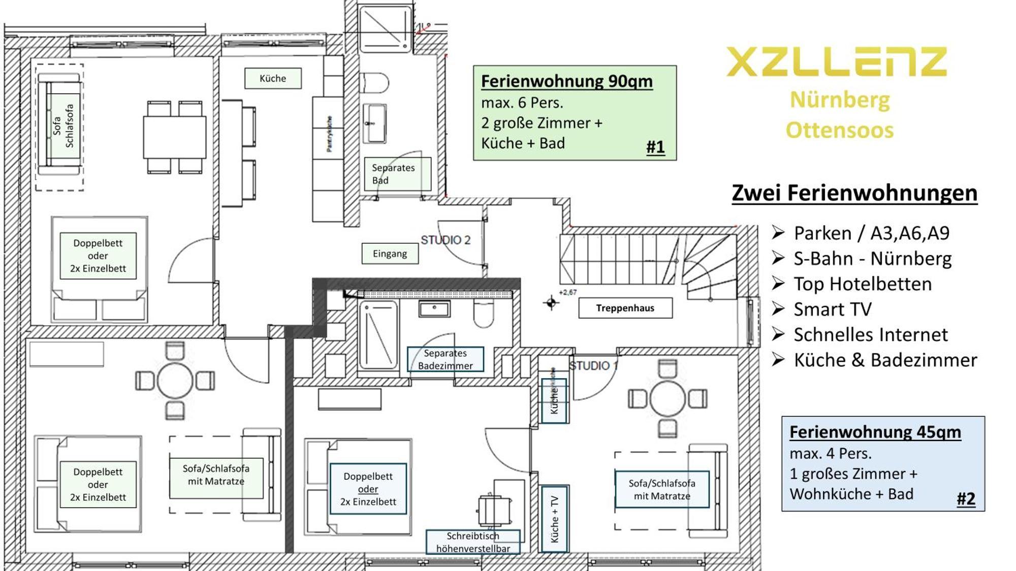 Xzllenz Kueche Bad S-Bahn Parken Smart-Tv Wellbeing Apartment Neunkirchen am Sand Exterior foto